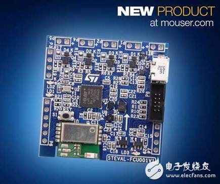 STMicroelectronics FCU評估板在貿(mào)澤開售，集成RF模塊加速無人機(jī)飛行控制設(shè)計